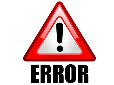 error notification to user